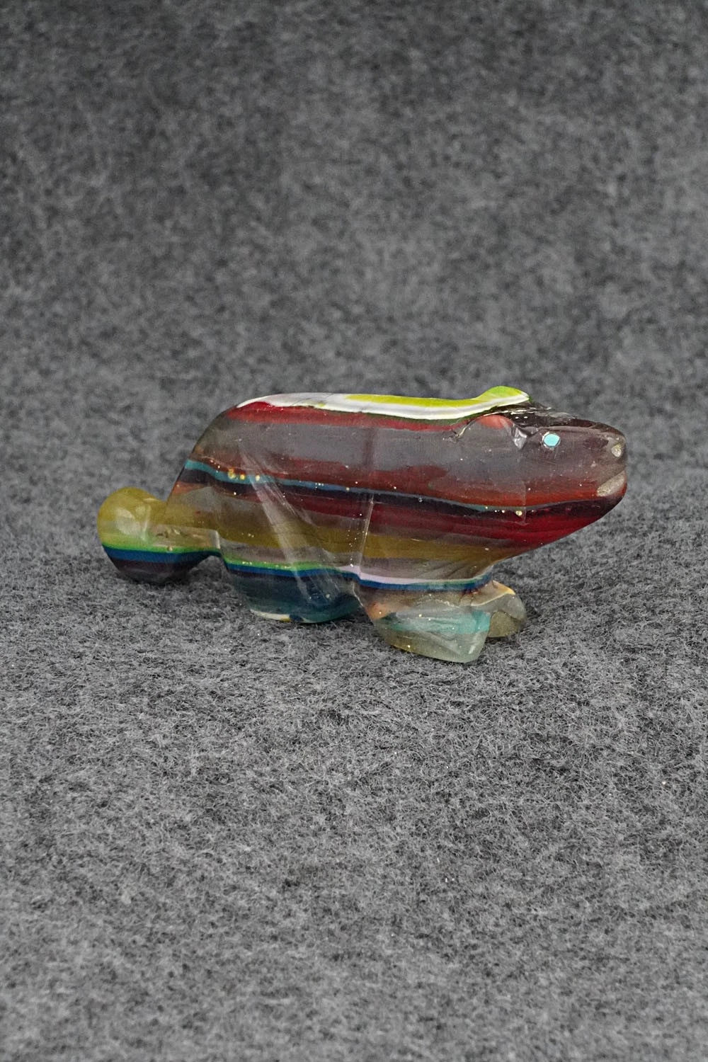 Mountain Lion Zuni Fetish Carving - David Chavez