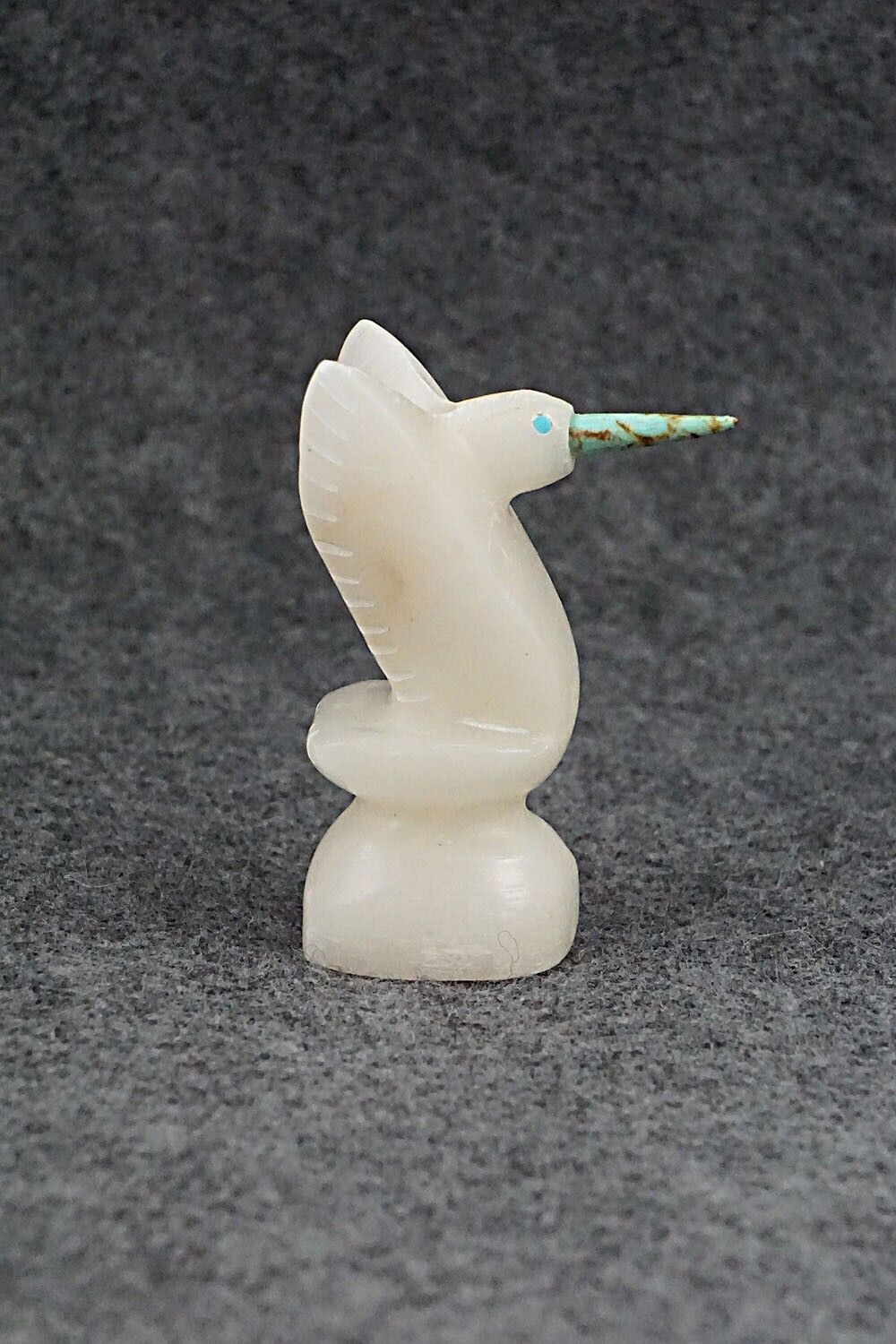 Hummingbird Zuni Fetish Carving - Brandon Phillips