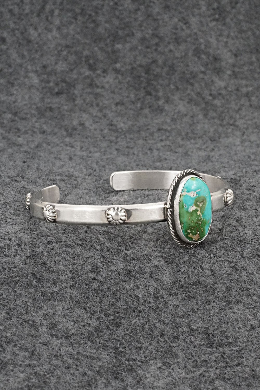 Turquoise & Sterling Silver Bracelet - Samuel Yellowhair
