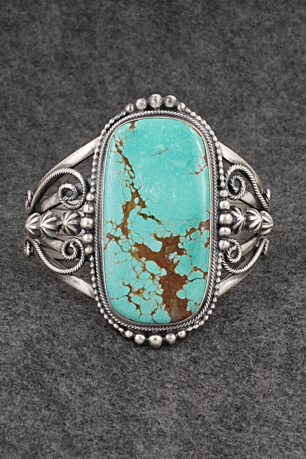 Turquoise & Sterling Silver Bracelet - Bobby Johnson