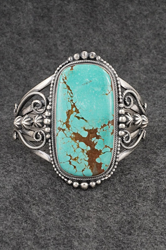 Turquoise & Sterling Silver Bracelet - Bobby Johnson