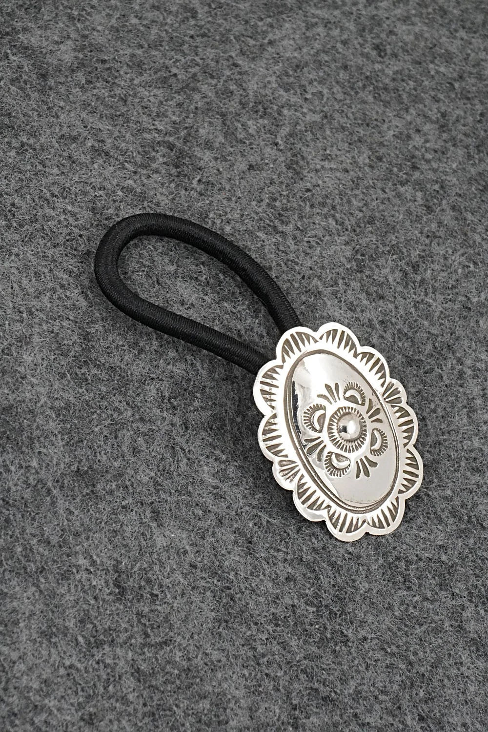 Sterling Silver Hair Tie - Bertha Begay