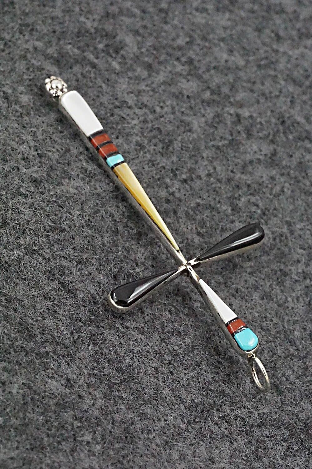 Multi-Stone & Sterling Silver Pendant - Sylvester Noche