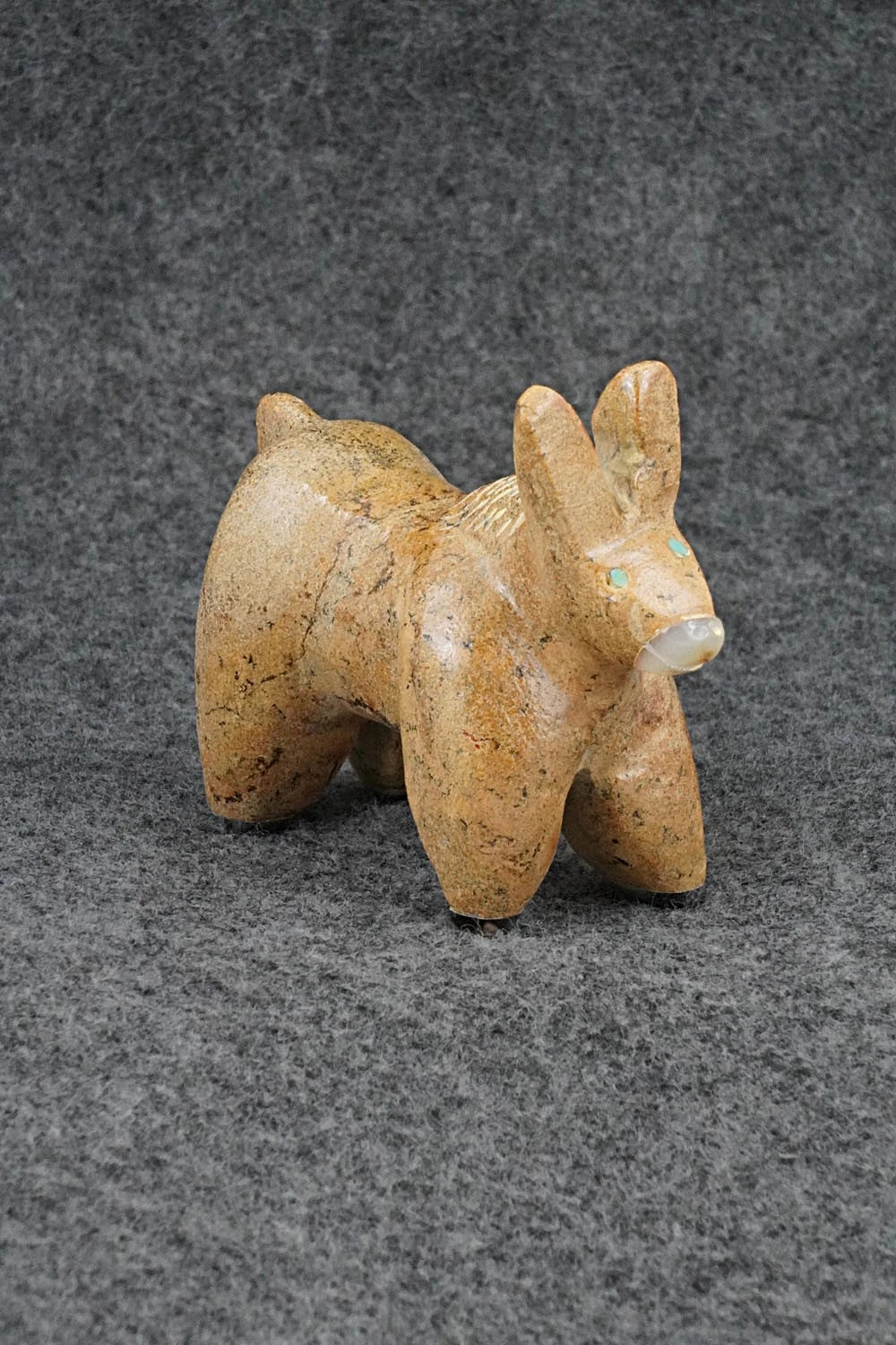 Donkey Zuni Fetish Carving - Freddie Leekya