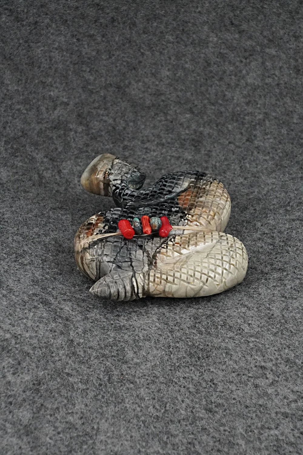 Rattlesnake Zuni Fetish Carving - Paulette & Farlan Quam