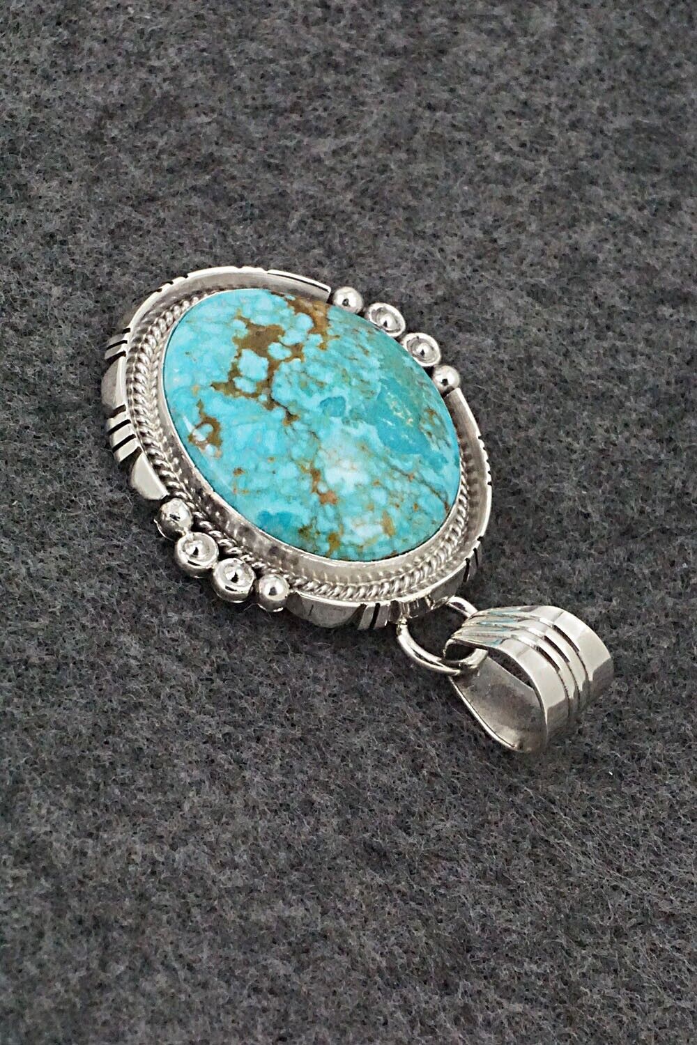 Turquoise & Sterling Silver Pendant - Daniel Benally