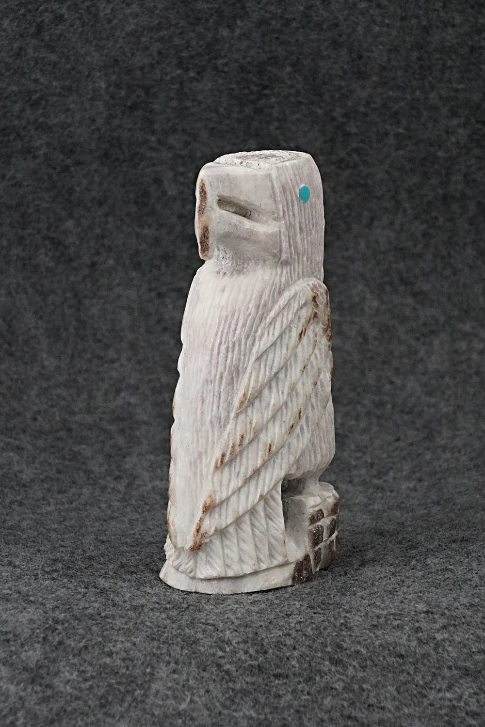 Eagle Zuni Fetish Carving - Gerrick Weeka