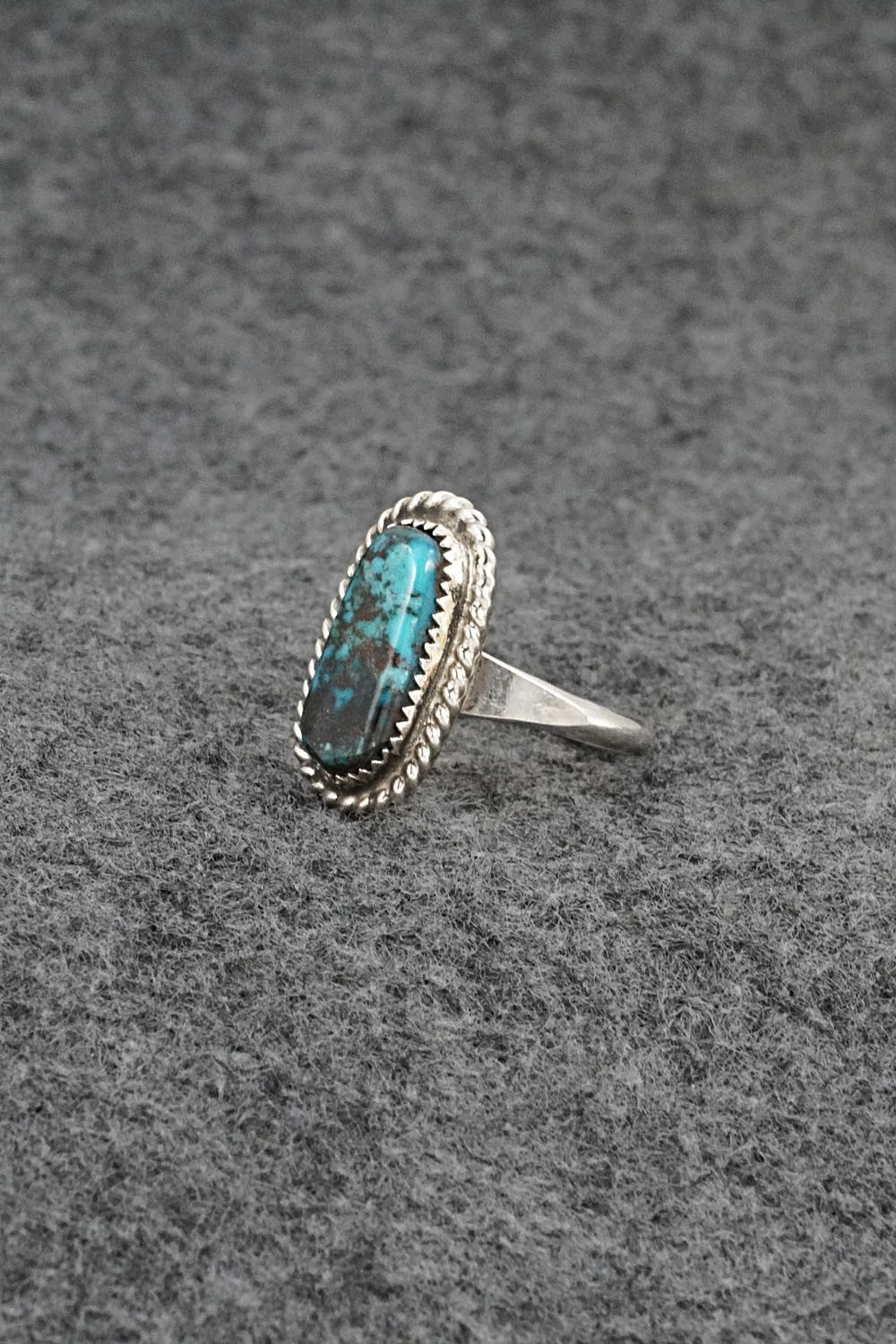 Turquoise & Sterling Silver Ring - Darius Arviso - Size 7.25