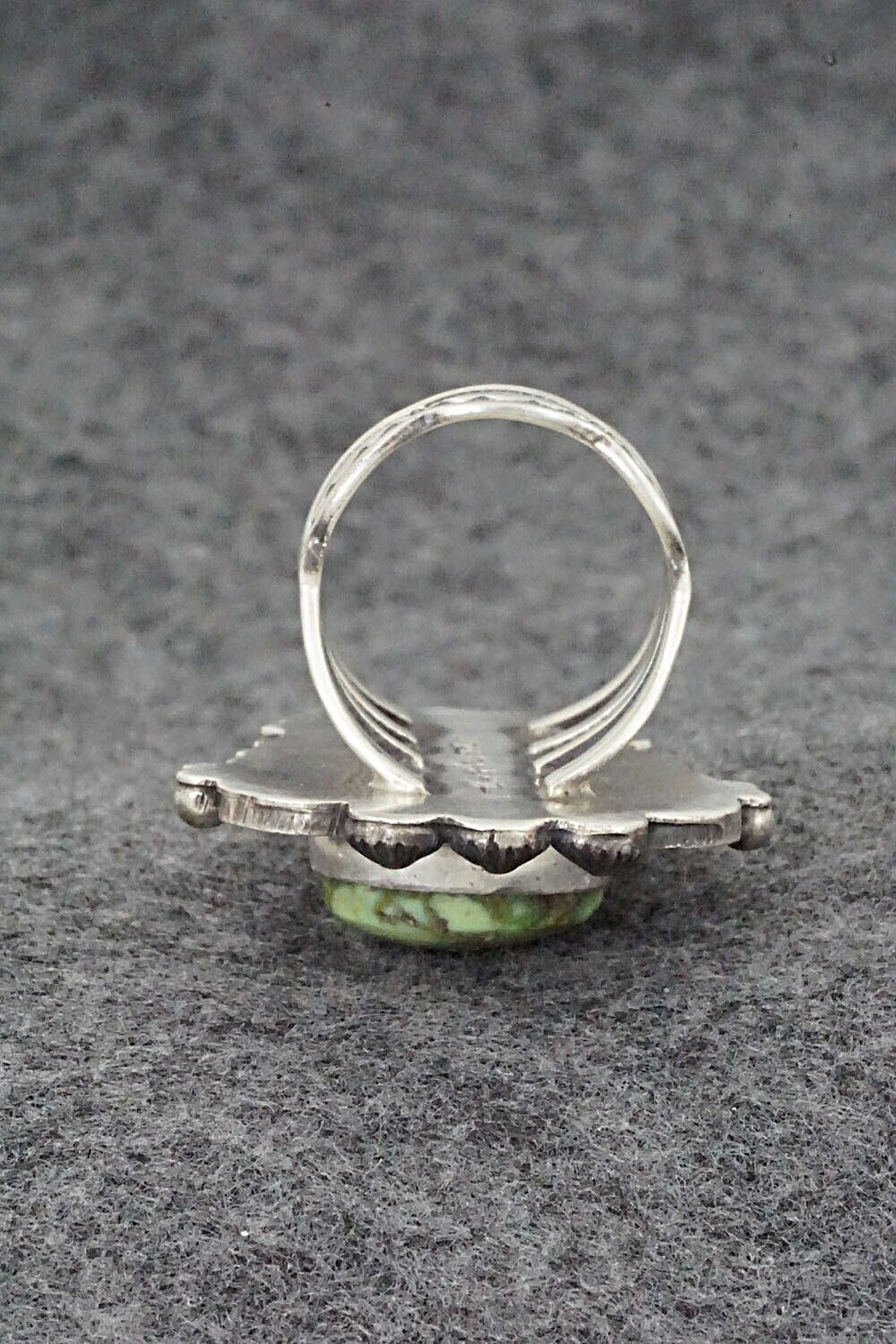 Turquoise & Sterling Silver Ring - Tom Lewis - Size 6
