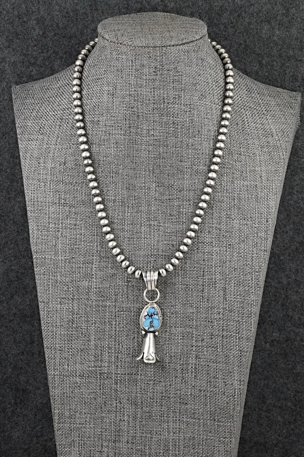 Turquoise & Sterling Silver Necklace - Sharon McCarthy