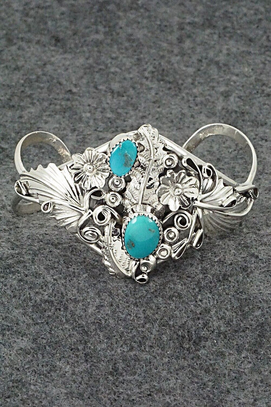 Turquoise & Sterling Silver Bracelet - Henry B. Yazzie