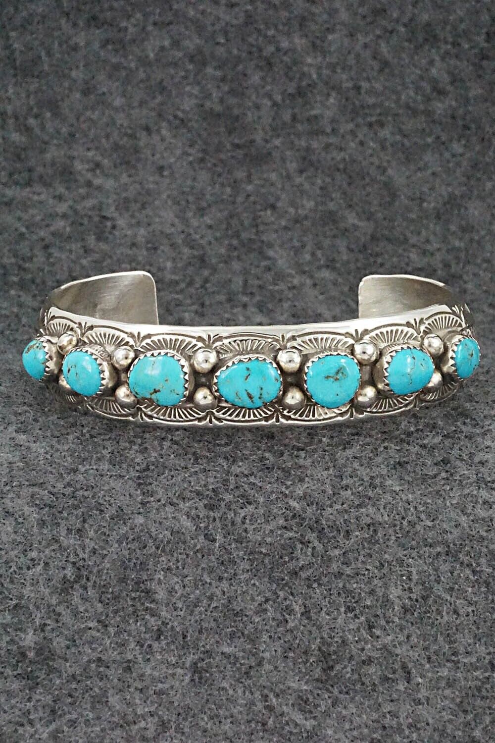 Turquoise & Sterling Silver Bracelet - Grace Silver