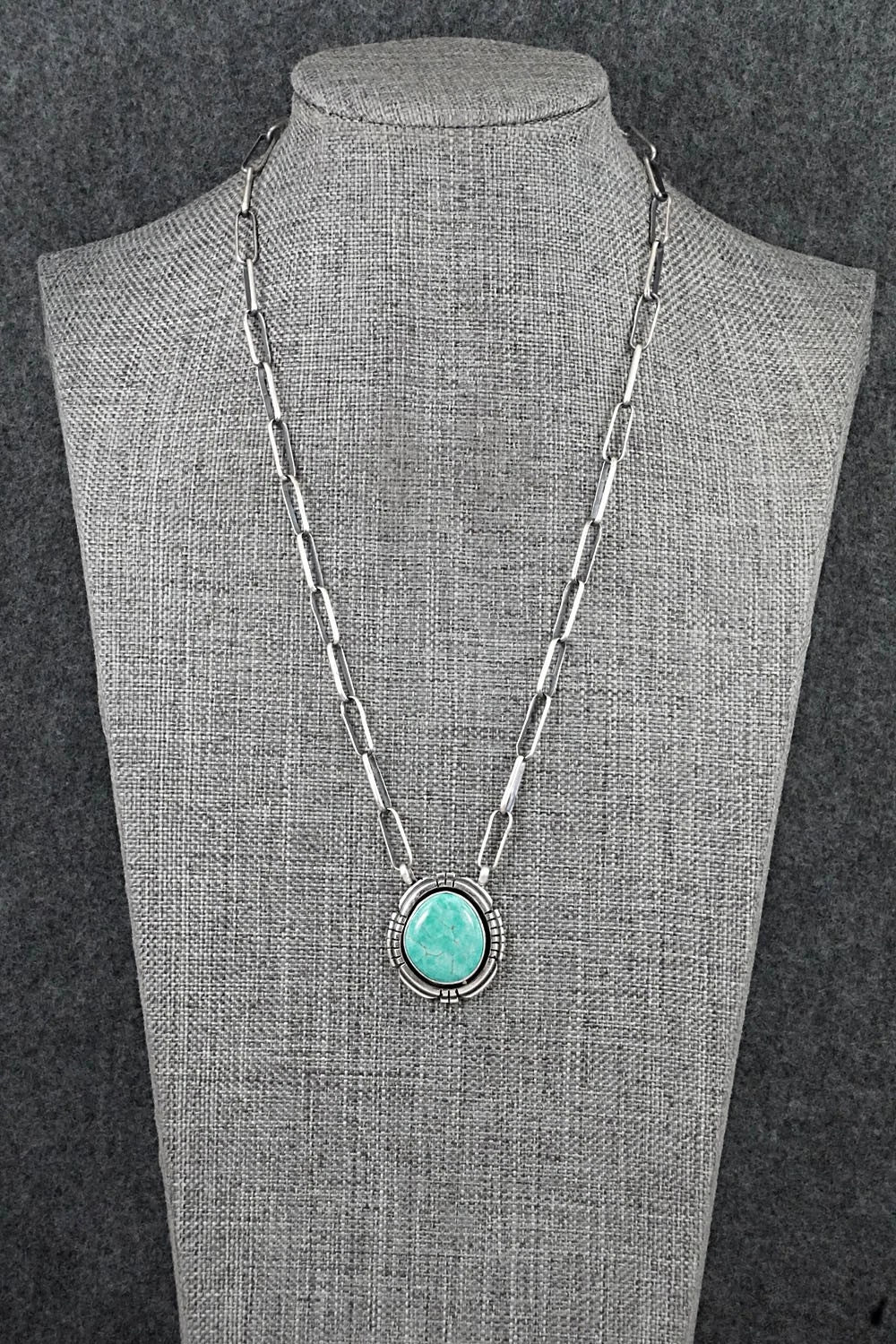 Turquoise & Sterling Silver Necklace - Daniel Benally