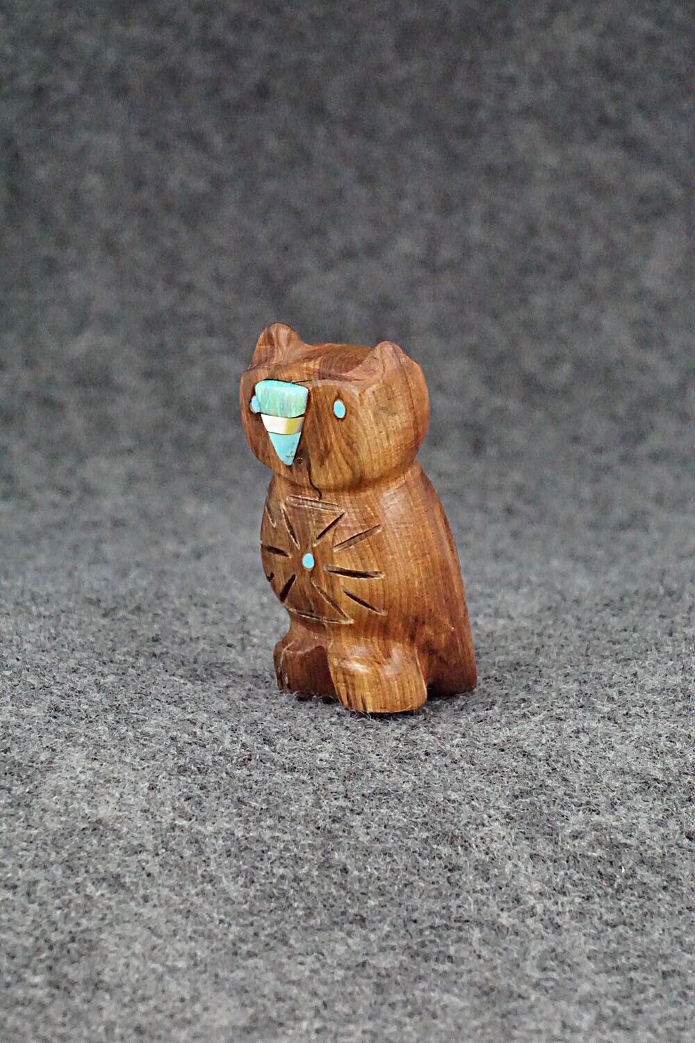 Owl Zuni Fetish Carving - Brandon Phillips