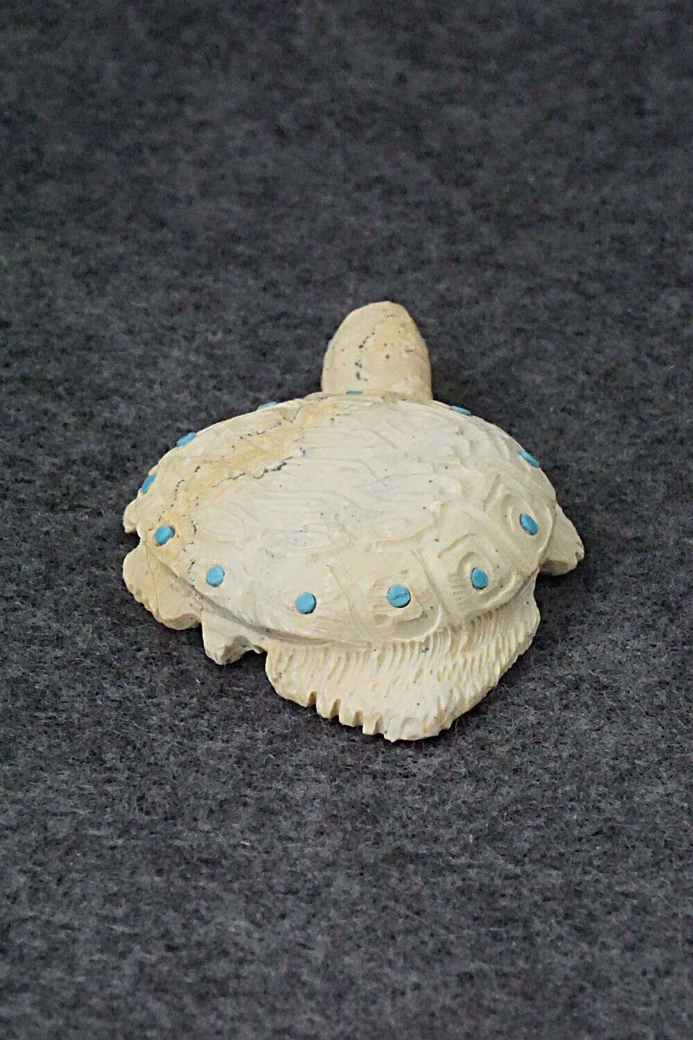 Turtle Zuni Fetish Carving - Adrian Cachini