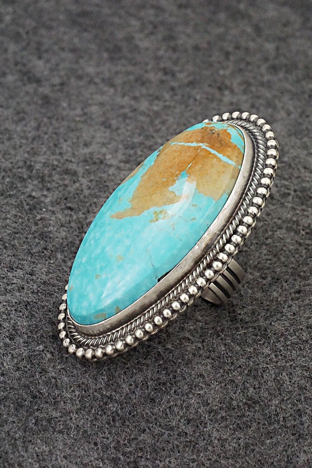 Turquoise & Sterling Silver Ring - Randy Boyd - Size 6.5