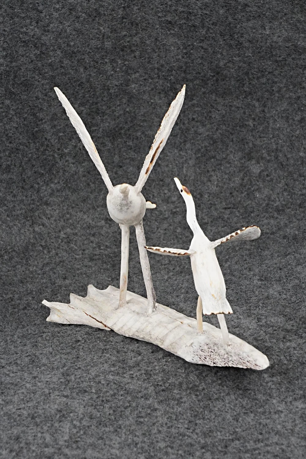 Sandhill Crane Zuni Fetish Carving - Ruben Najera