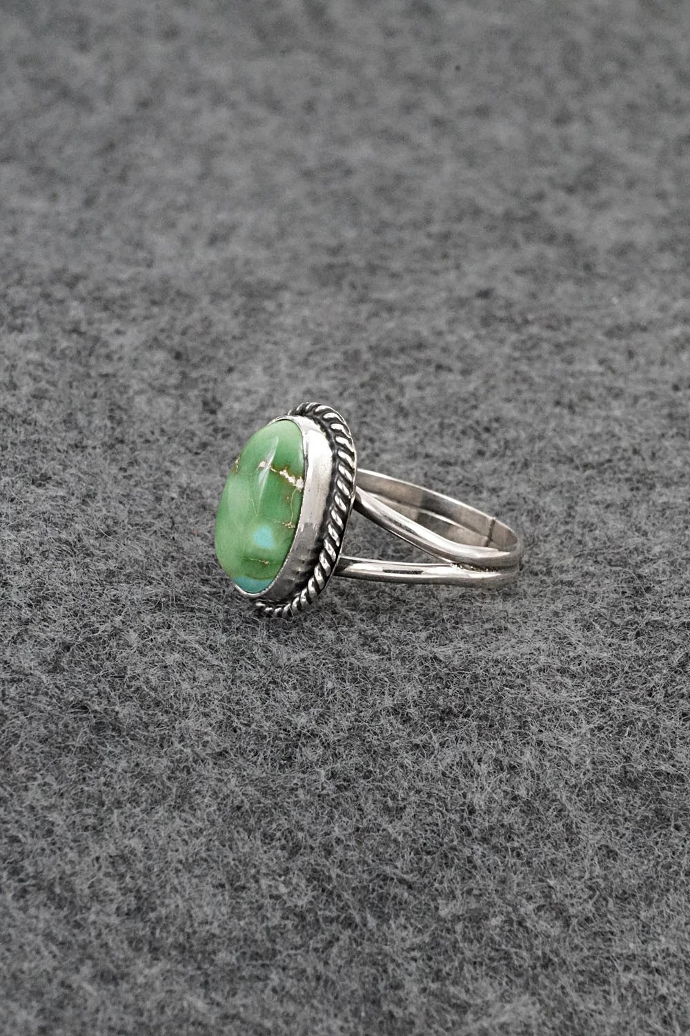 Turquoise & Sterling Silver Ring - Rosemary Saunders - Size 6
