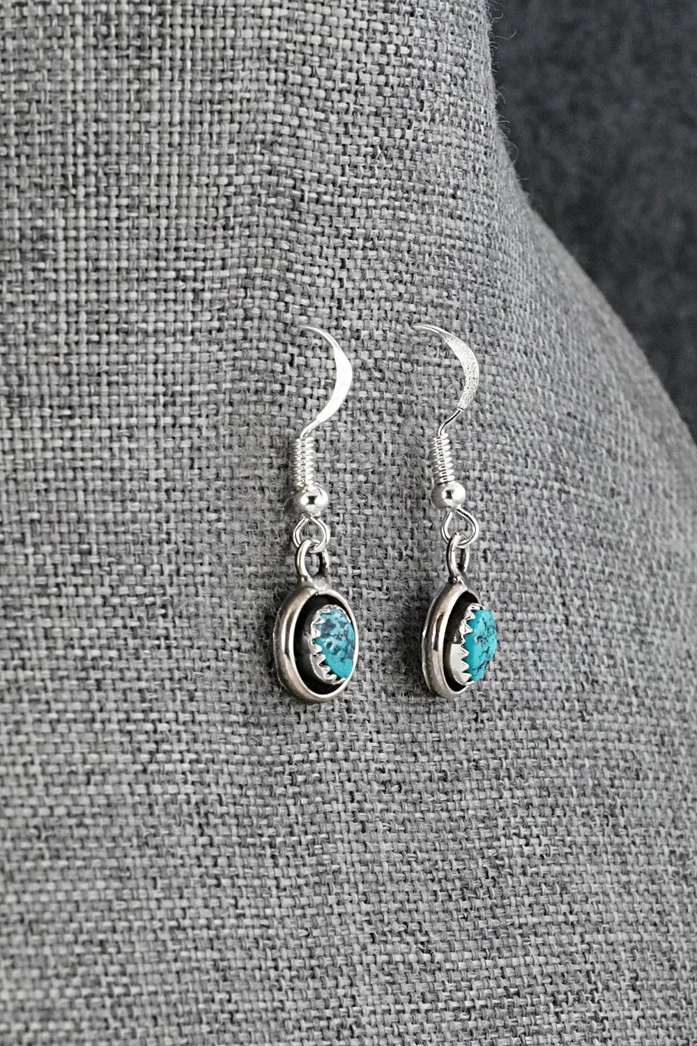 Turquoise & Sterling Silver Squash Blossom Set - Phil Garcia