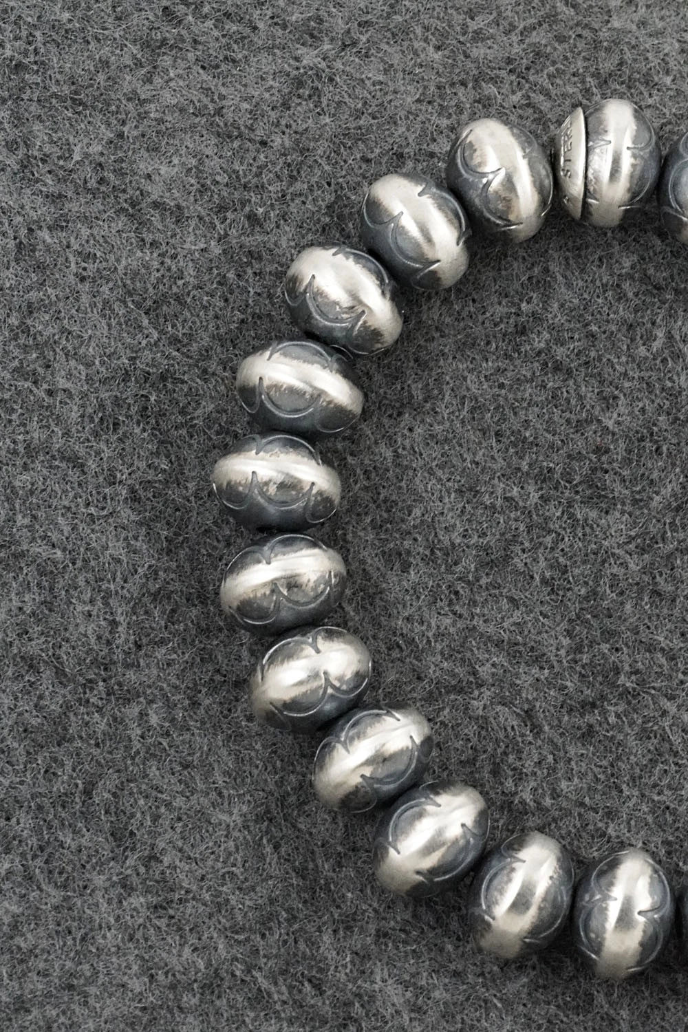 Sterling Silver Navajo Pearl Bracelet - Bryannen Halwood