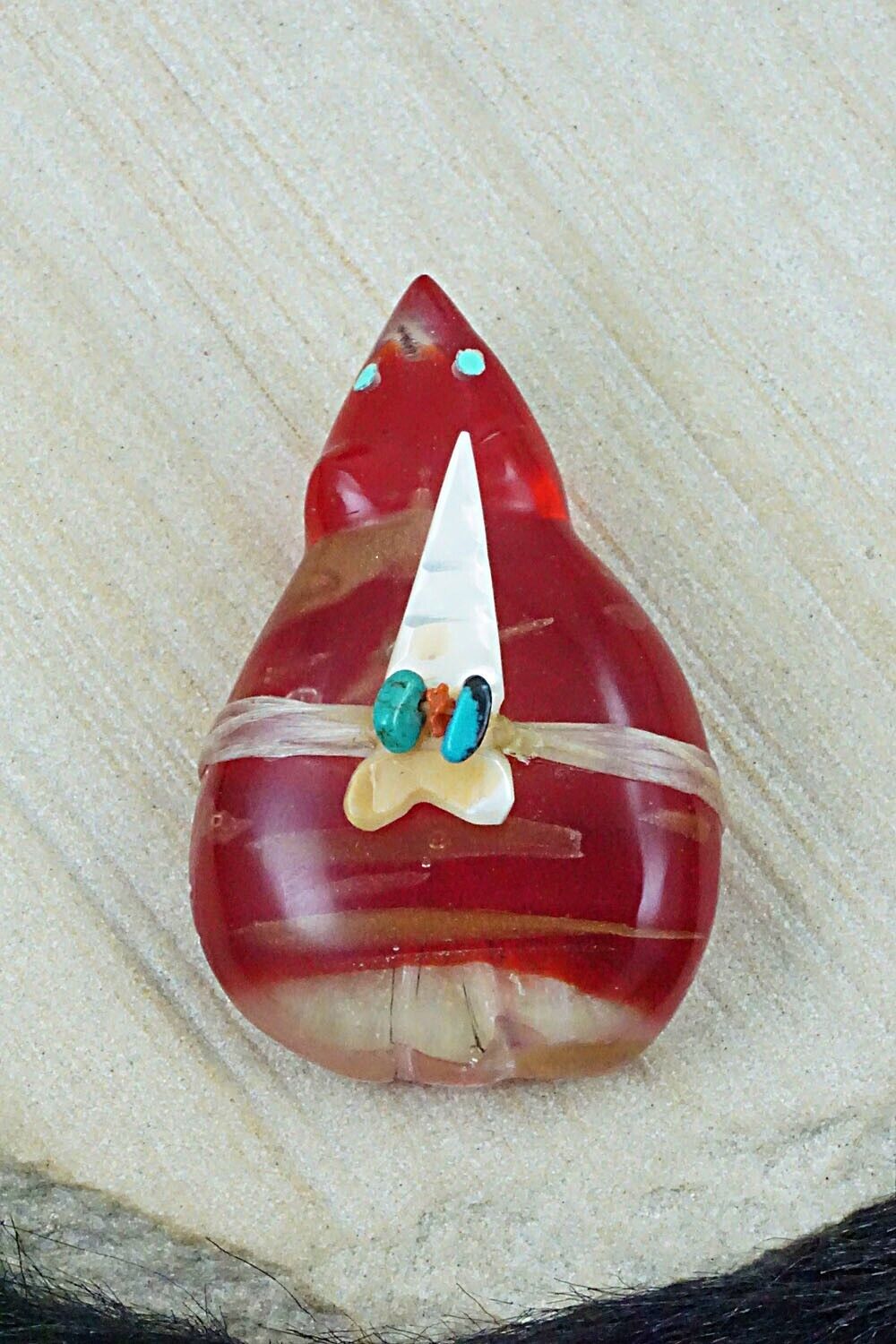 Badger Zuni Fetish Carving - Leland Boone