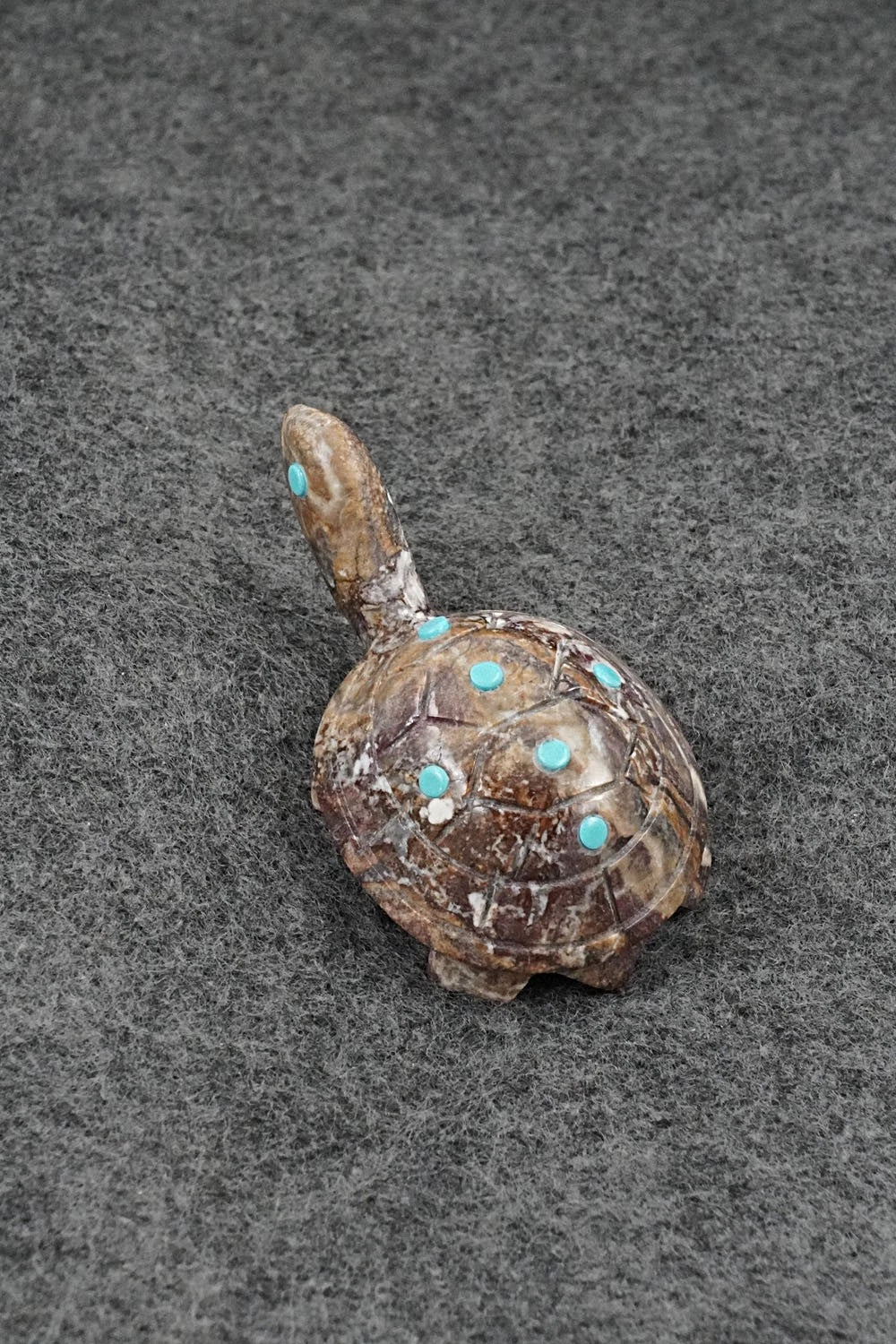 Turtle Zuni Fetish Carving - Ronnie Lunasee