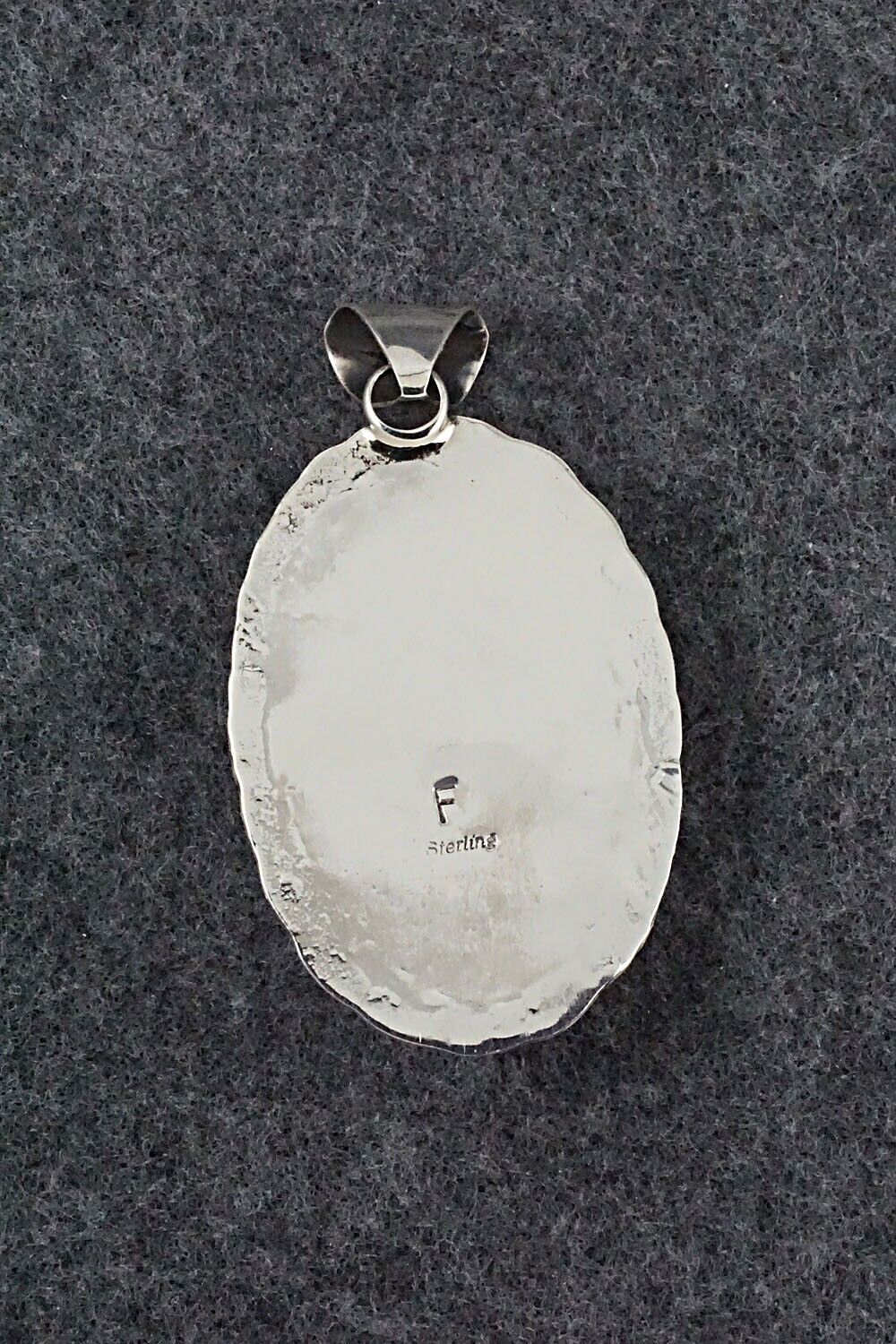 Turquoise & Sterling Silver Pendant - Freda Martinez