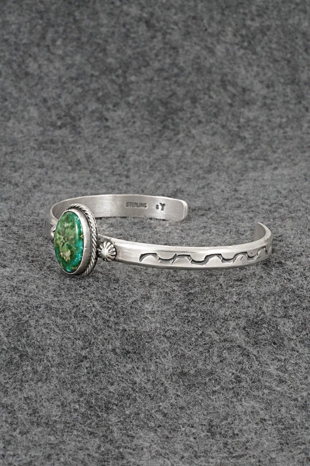 Turquoise & Sterling Silver Bracelet - Samuel Yellowhair