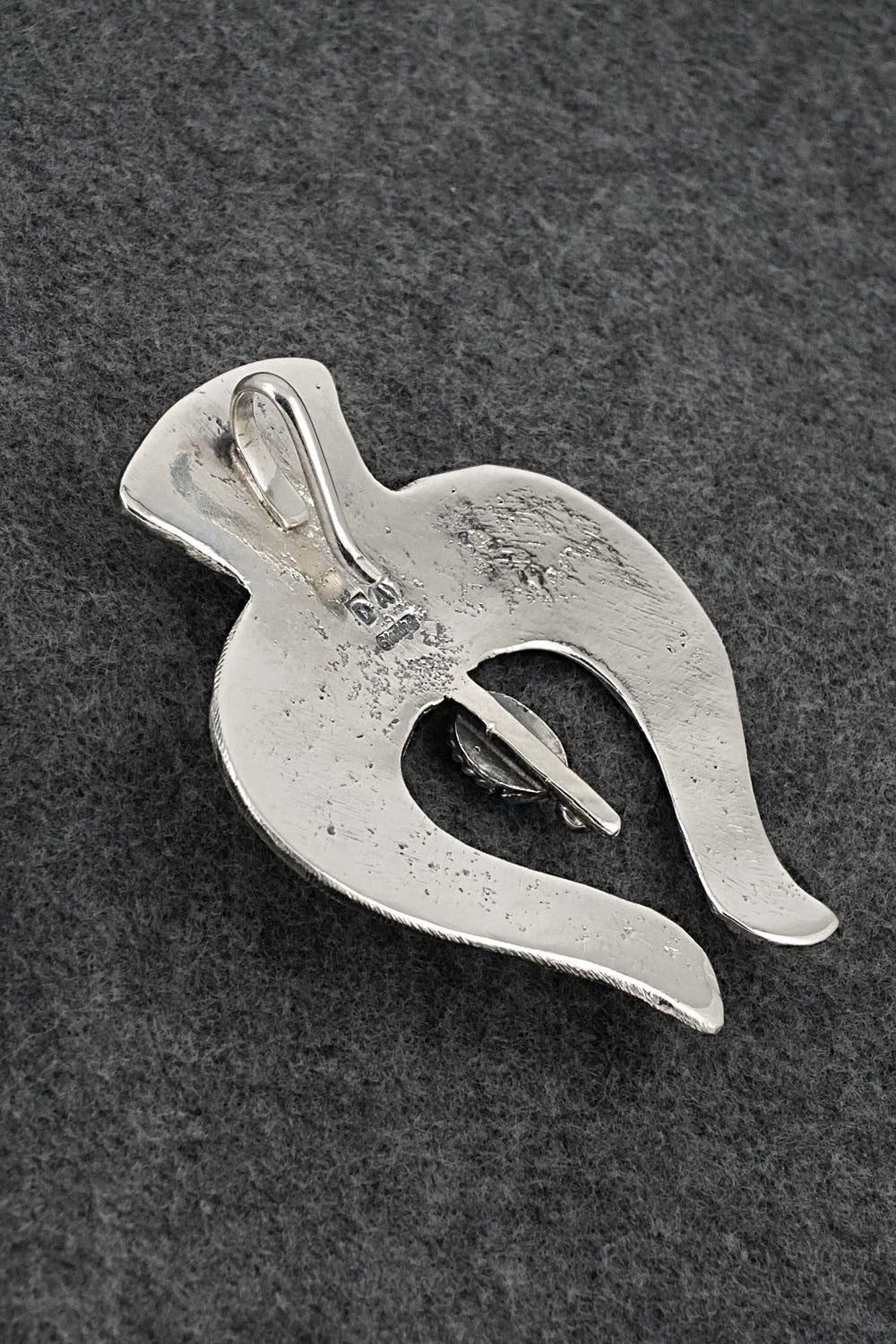 Turquoise & Sterling Silver Pendant - Delbert Arviso