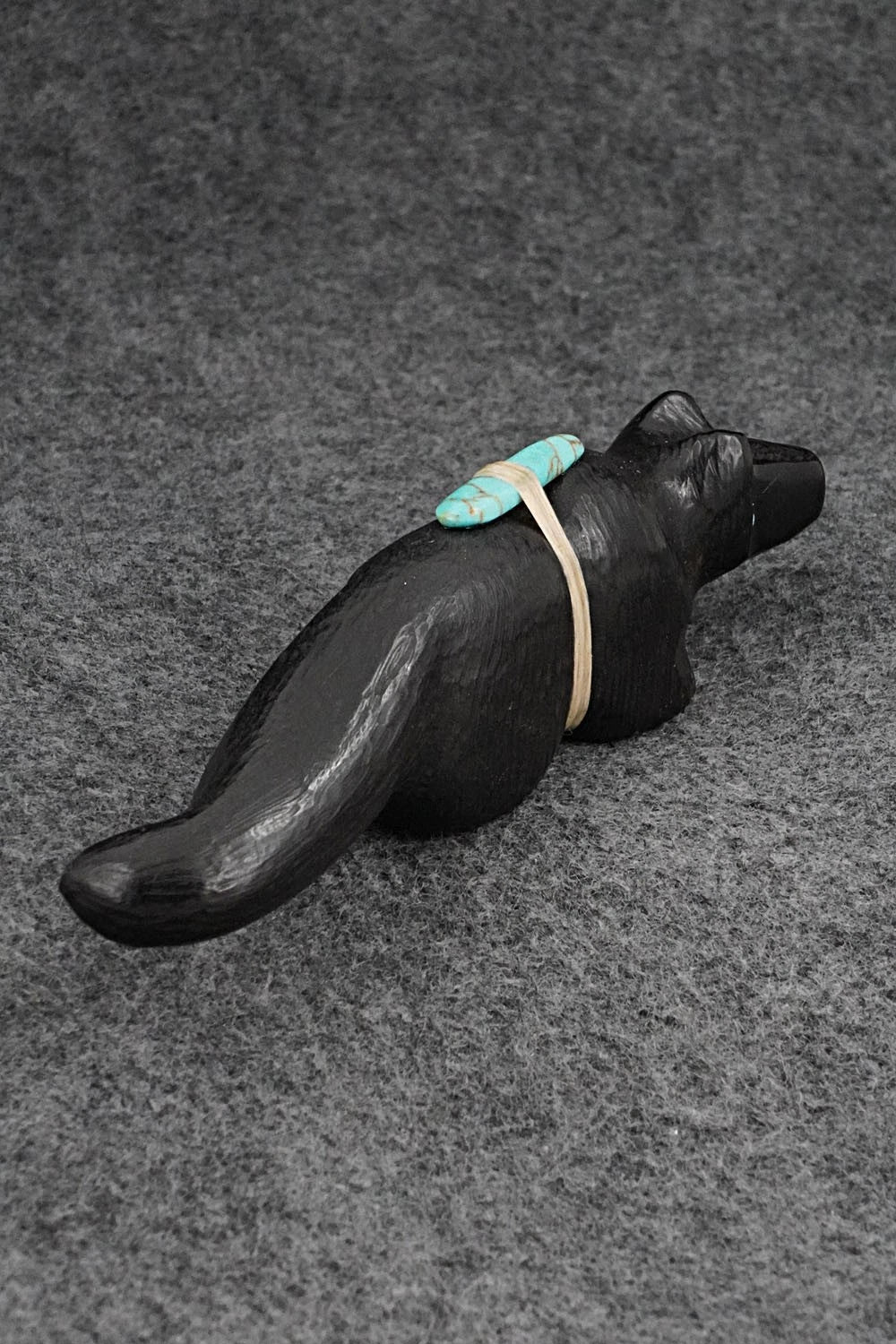 Mountain Lion Zuni Fetish Carving - Herb Halate