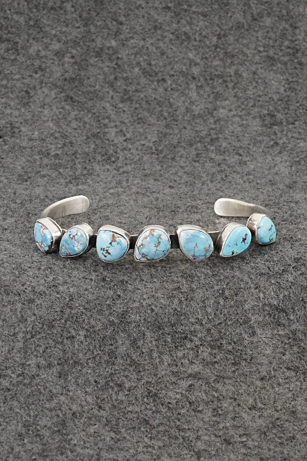 Turquoise & Sterling Silver Bracelet - Verley Betone