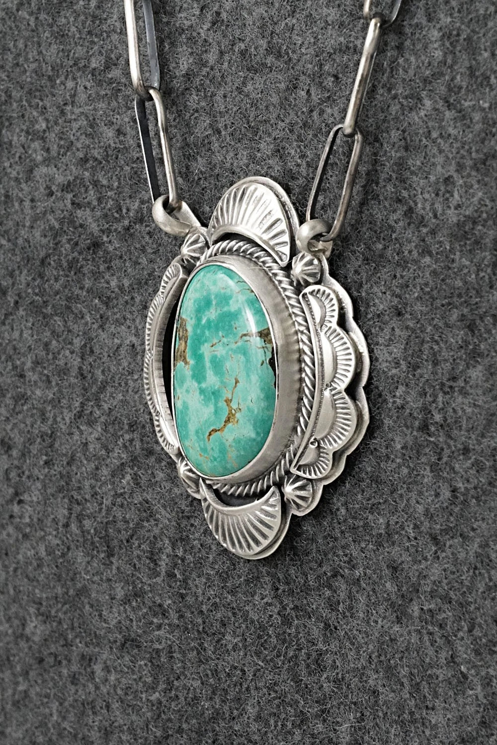 Turquoise & Sterling Silver Necklace - Randy Boyd