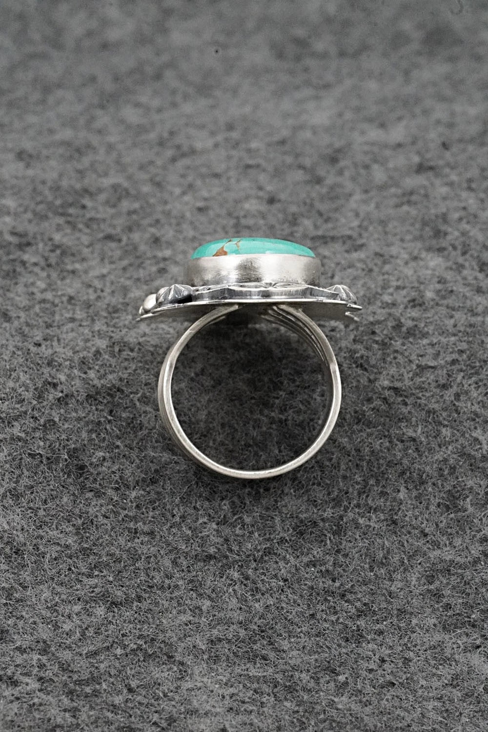 Turquoise & Sterling Silver Ring - Randy Boyd - Size 6.5