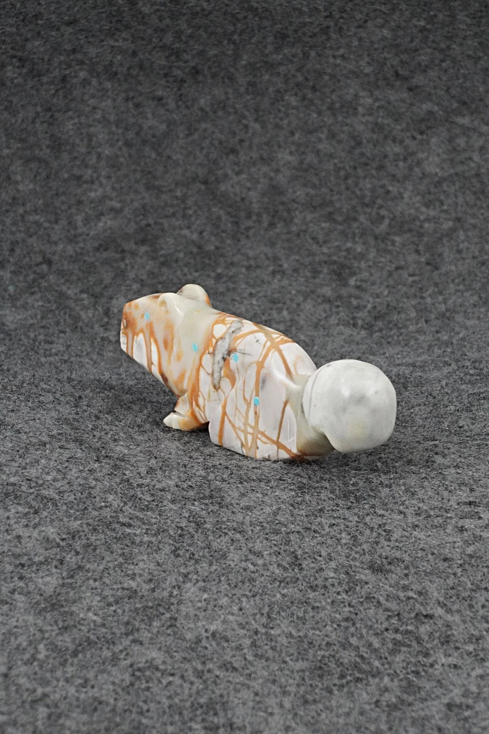 Mountain Lion Zuni Fetish Carving - David Chavez