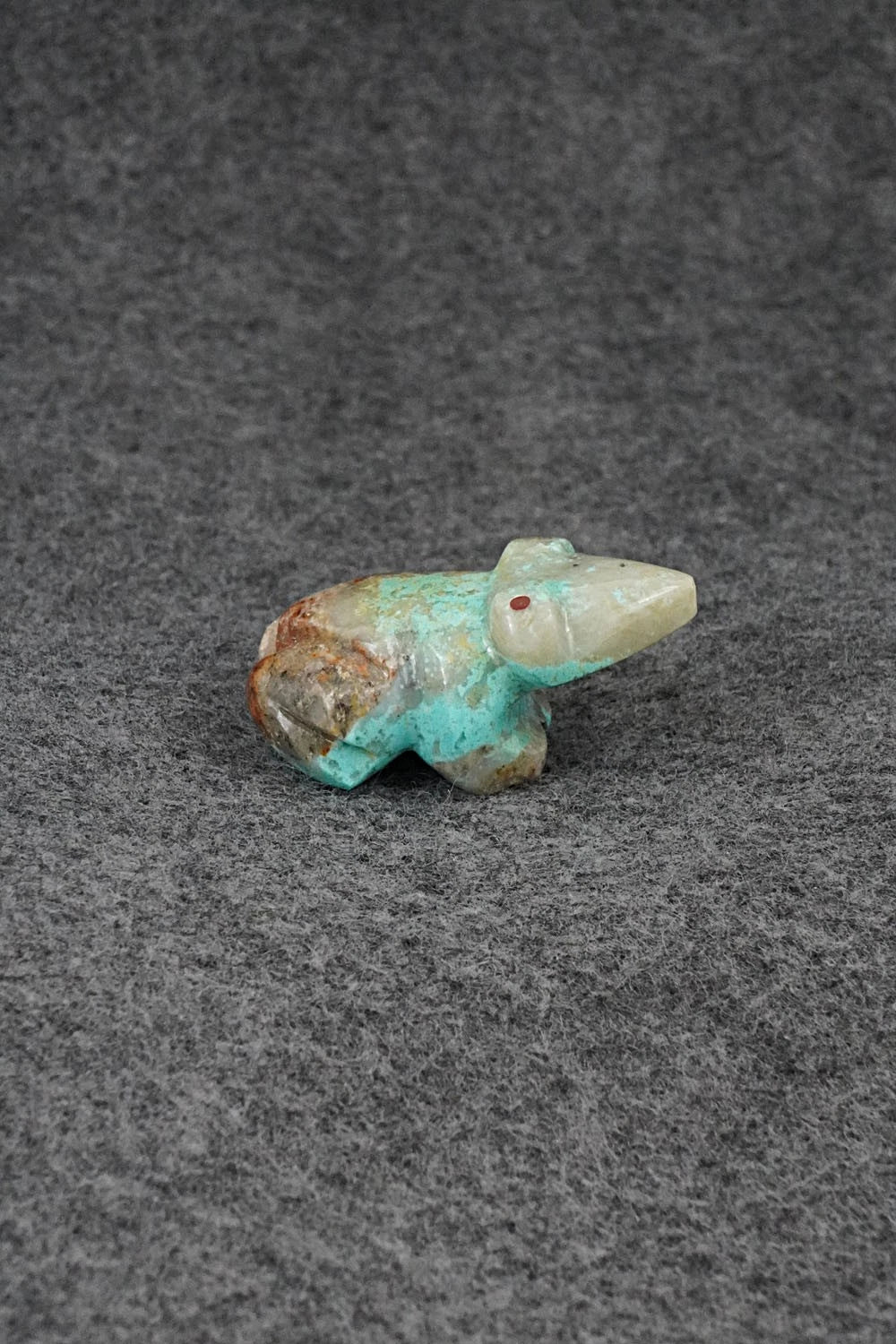 Frog Zuni Fetish Carving - Kenric Laiwekete