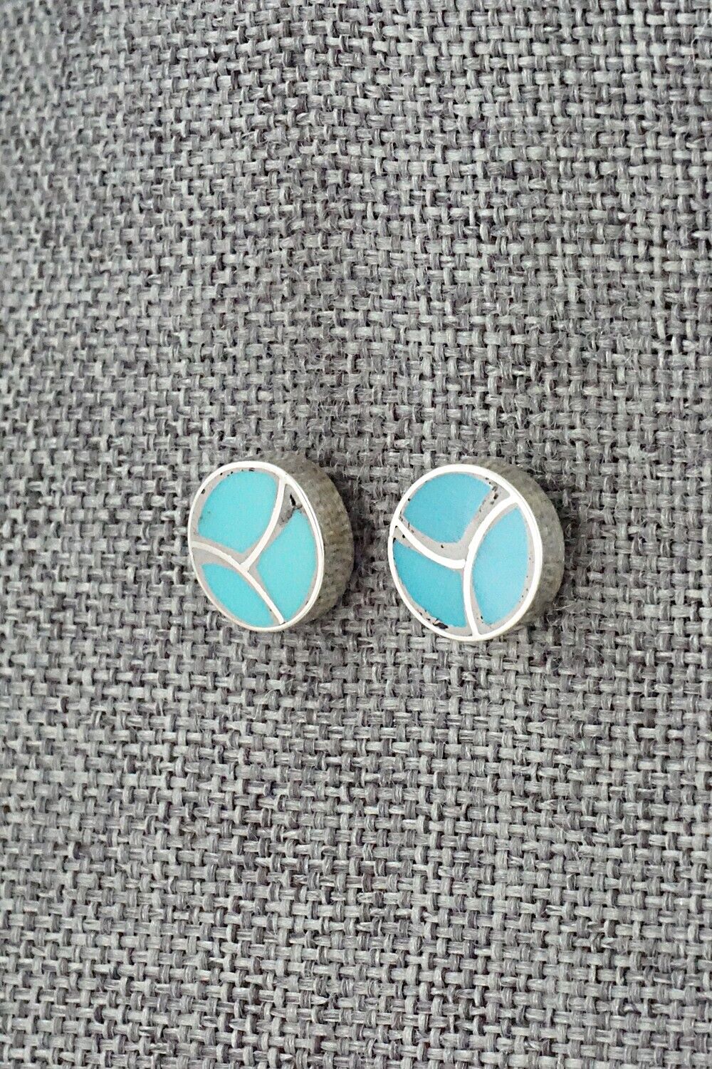 Turquoise & Sterling Silver Earrings - Lynelle Johnson