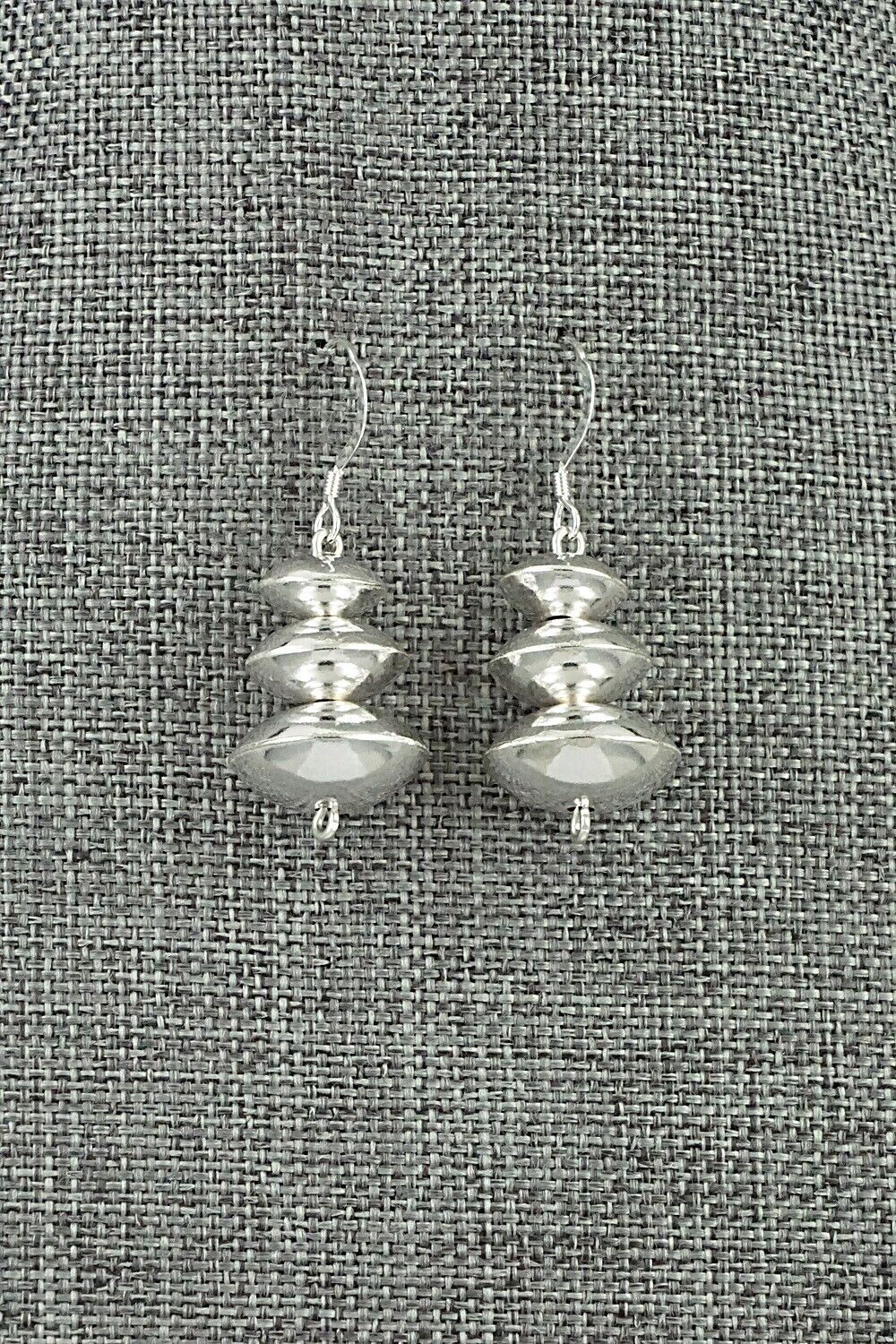 Sterling Silver Navajo Pearl Earrings - Preston Haley