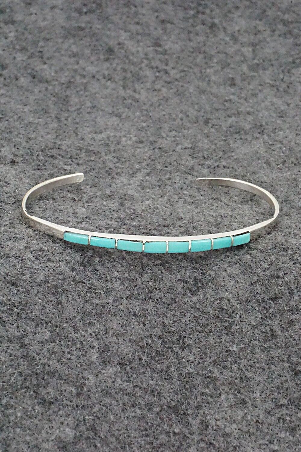 Turquoise & Sterling Silver Bracelet - Jeanette Chavez