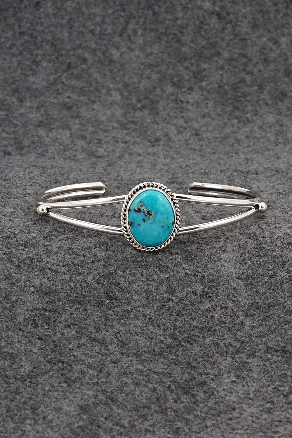 Turquoise & Sterling Silver Bracelet - Rena Begay