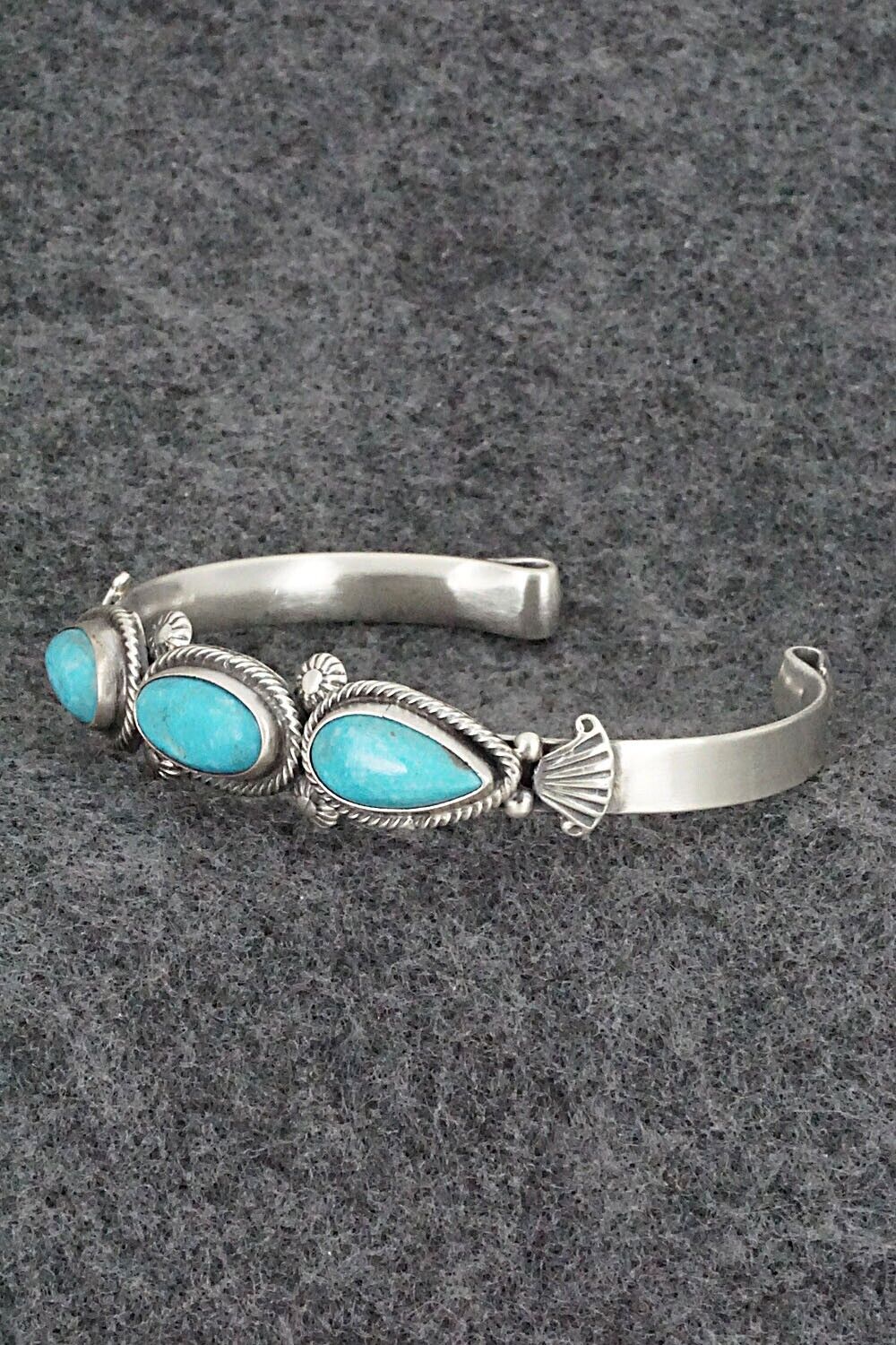 Turquoise & Sterling Silver Bracelet - Bobby Platero