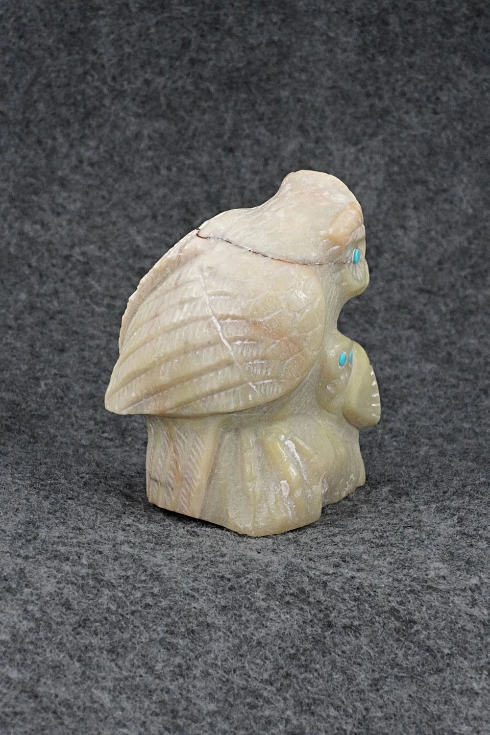 Owl Zuni Fetish Carving - Derrick Kammasee