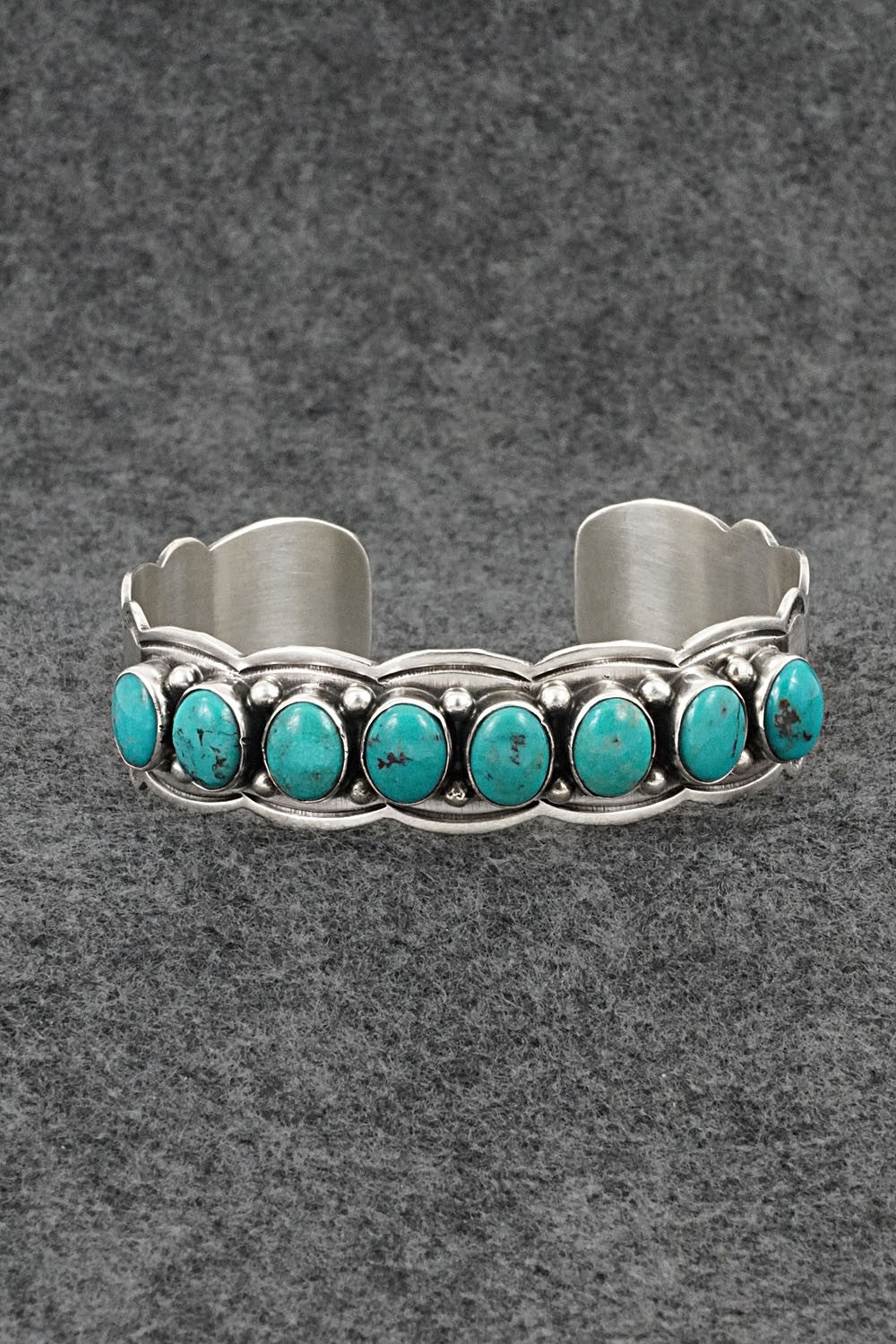 Turquoise & Sterling Silver Bracelet - Thomas Yazzie