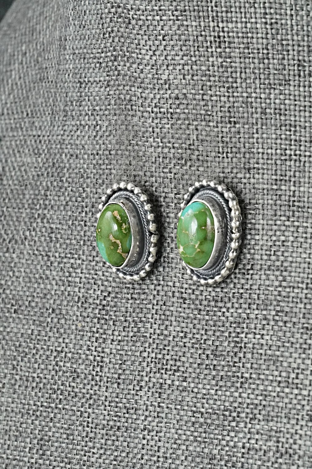 Turquoise & Sterling Silver Squash Blossom Set - Darrin Livingston