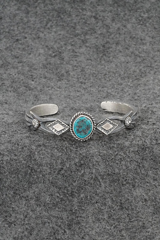 Turquoise & Sterling Silver Bracelet - Kevin Billah