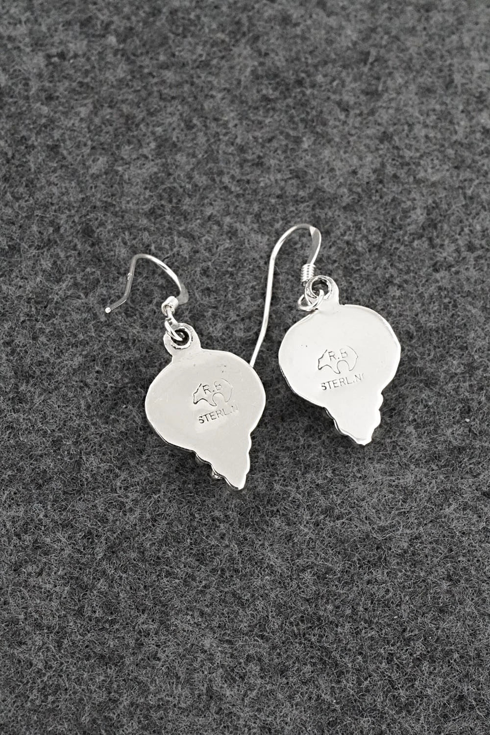 Turquoise & Sterling Silver Earrings - Isabelle Yazzie