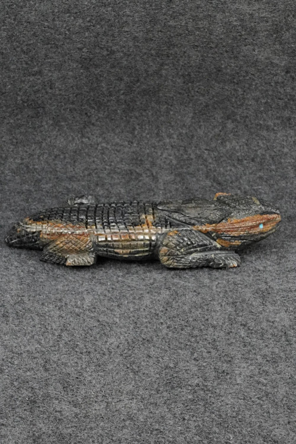 Horned Toad Zuni Fetish Carving - Tony Mackel