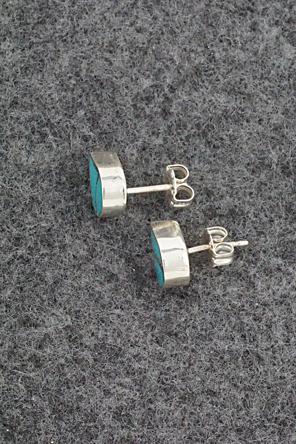 Turquoise & Sterling Silver Earrings - Lynelle Johnson