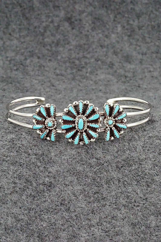 Turquoise & Sterling Silver Bracelet - Judy Wallace