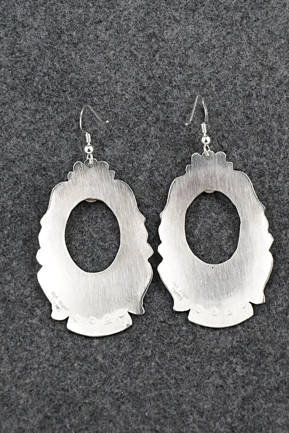 Turquoise & Sterling Silver Earrings - Rosita Singer