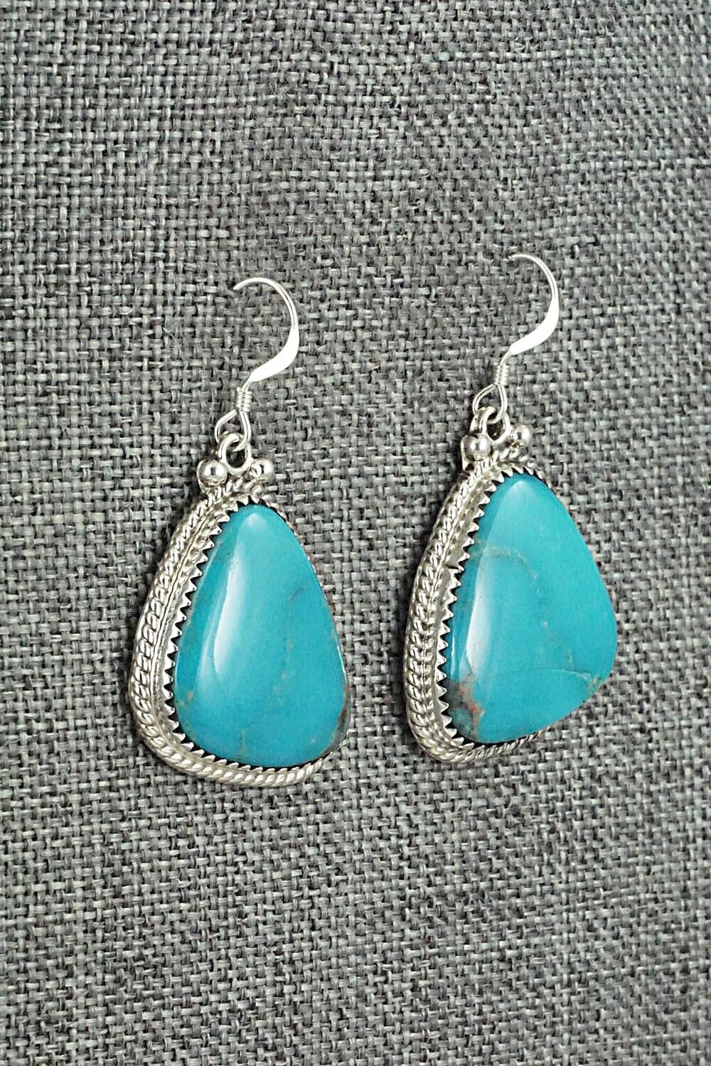 Turquoise & Sterling Silver Earrings - Sharon McCarthy